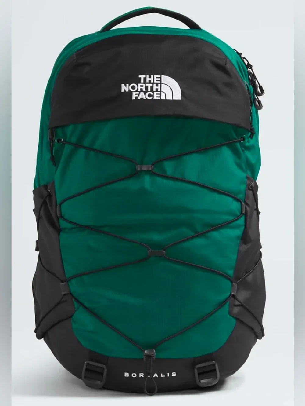 NWT The North Face Unisex Borealis Day Travel Hike Backpack Evergreen/TNF Black